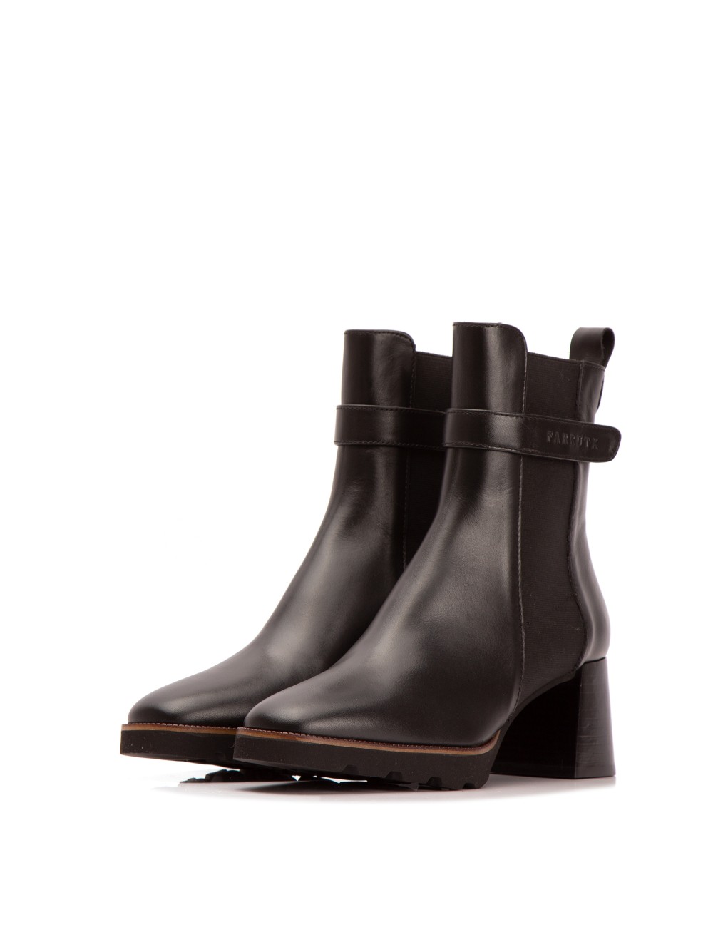Farrutx SOFIA Natur calf negro En oferta