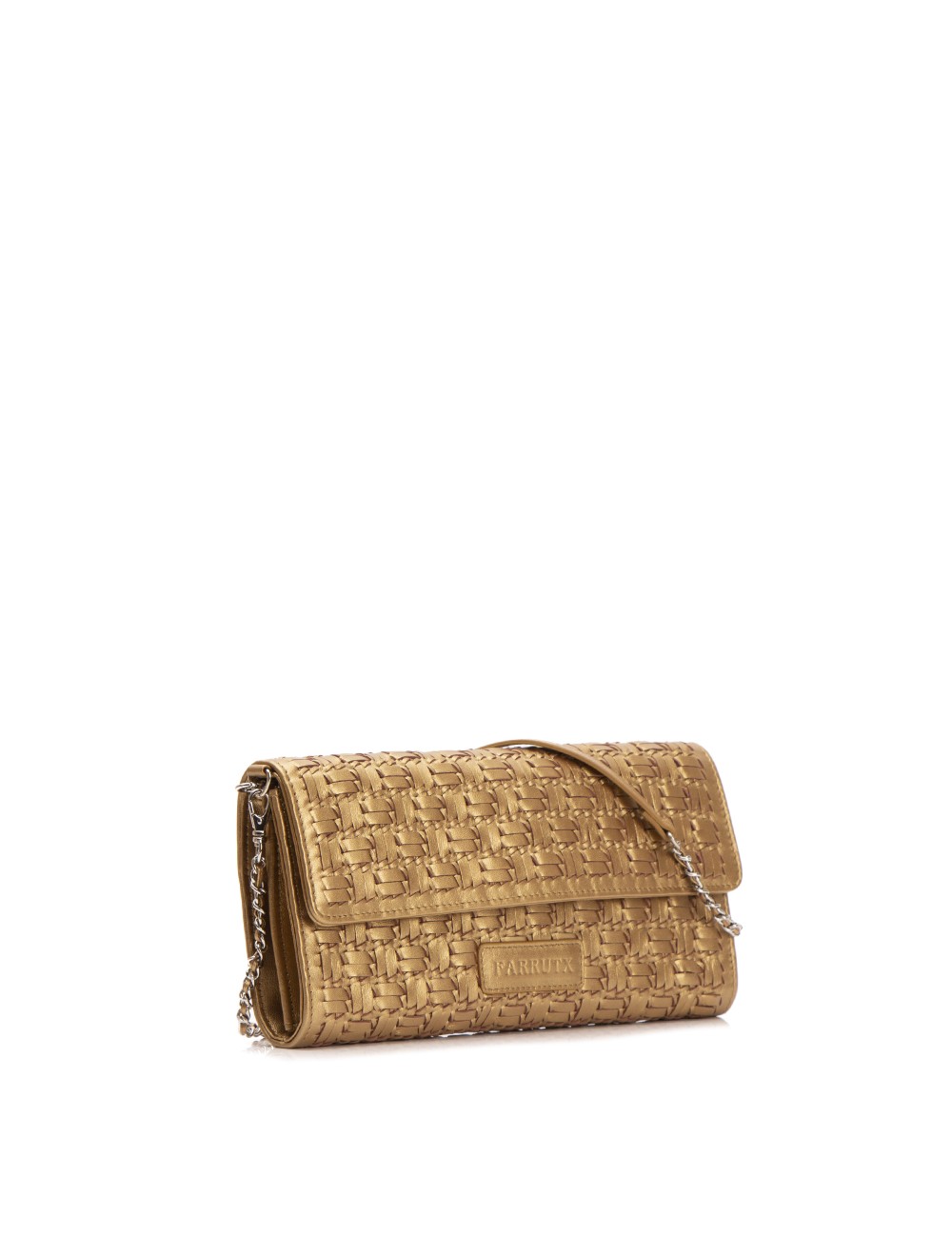 Farrutx KROKO Napa trenzada bronce Tienda