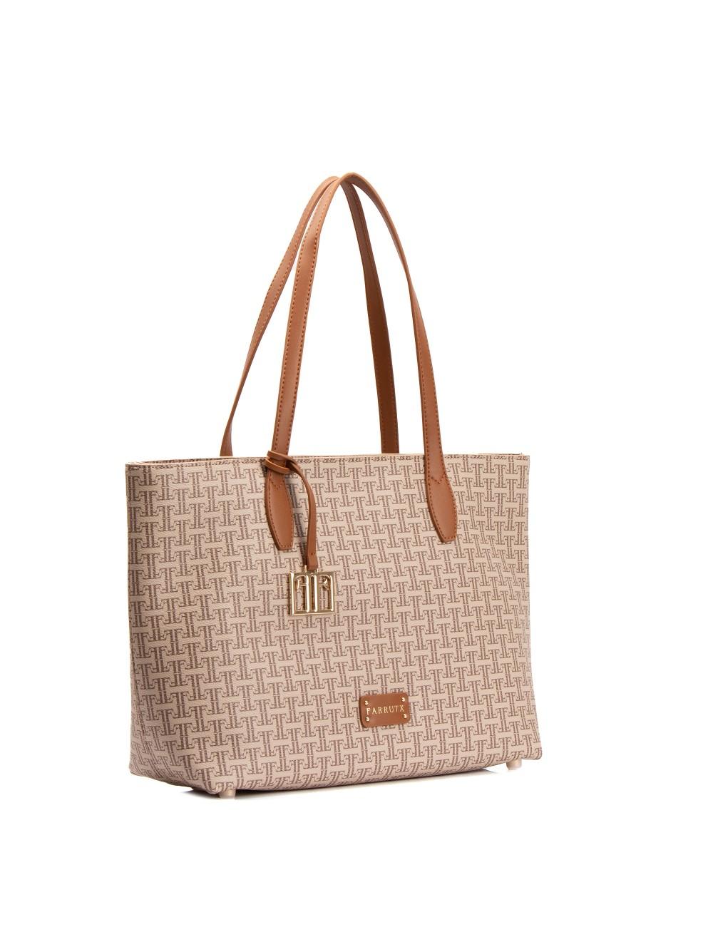 Farrutx KARTIN Piel vegana beige-cuero Outlet