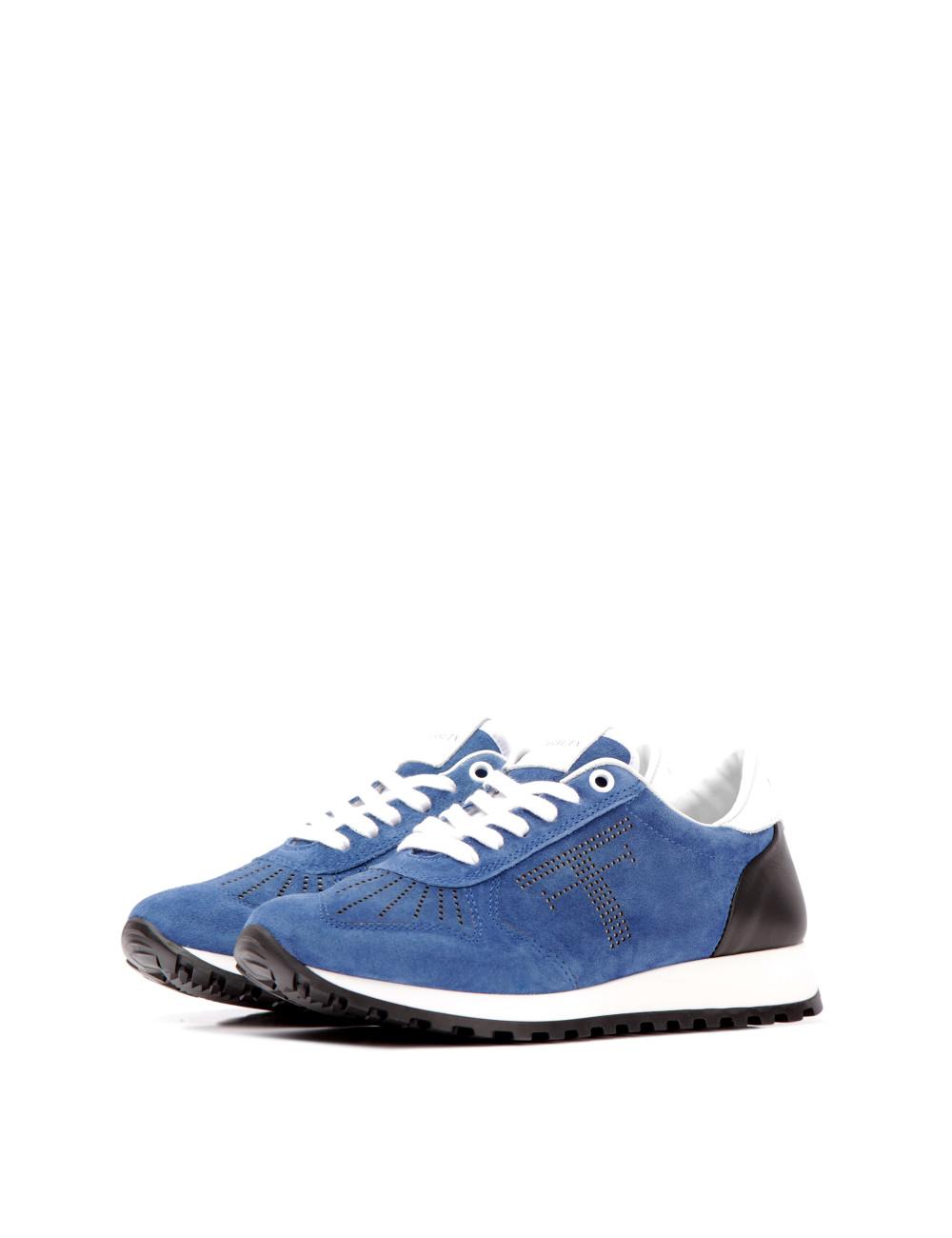 Farrutx MATILDA-CHECK Velour azul Outlet