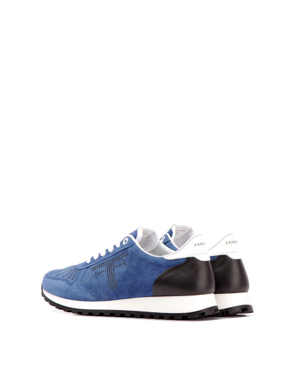 Farrutx MATILDA-CHECK Velour azul Outlet