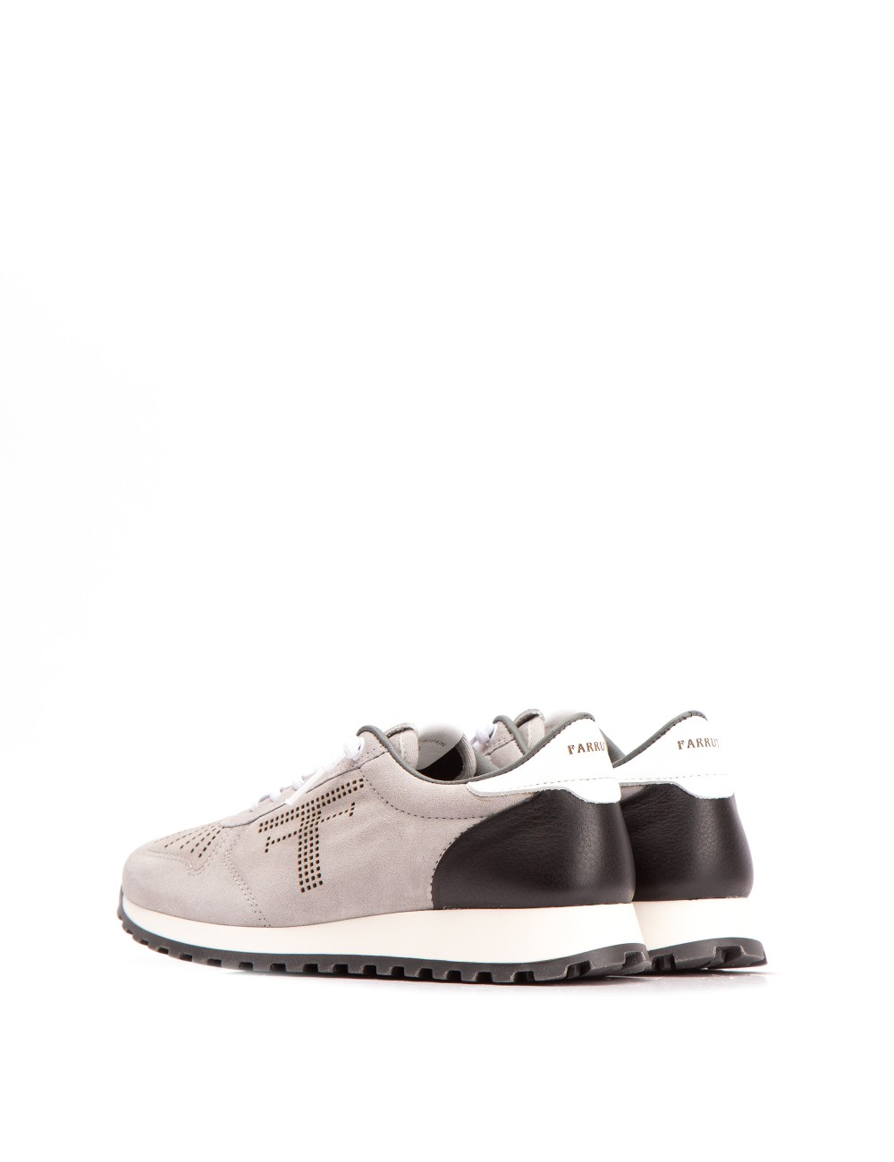 Farrutx MATILDA-CHECK Velour plomo Venta caliente