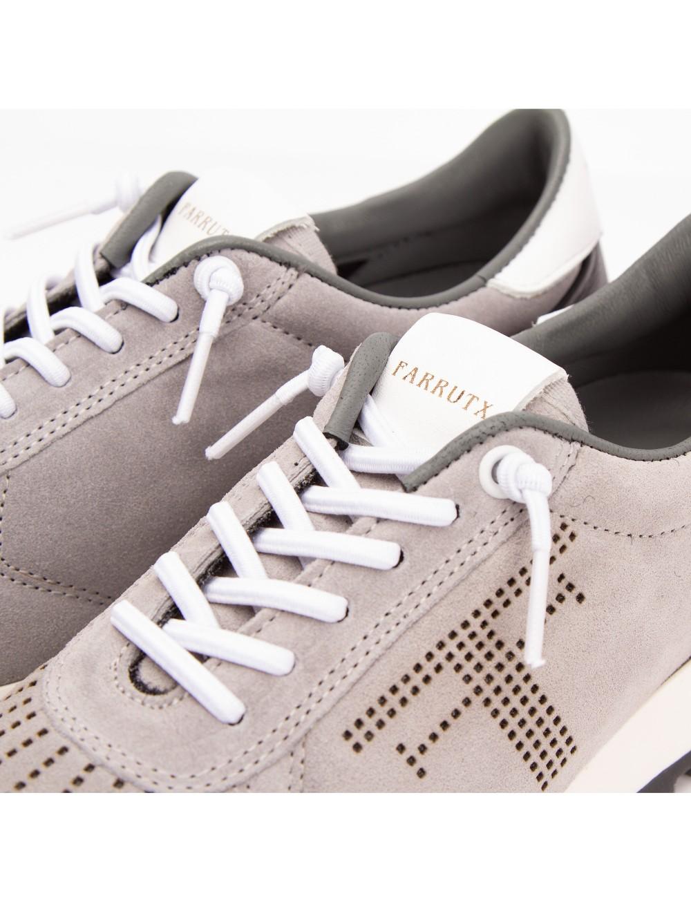 Farrutx MATILDA-CHECK Velour plomo Venta caliente