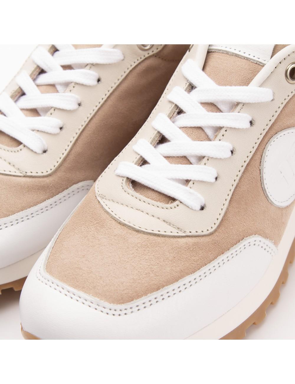 Farrutx MANDRAKE Napa-velour blanco-duna Rebajas de fábrica