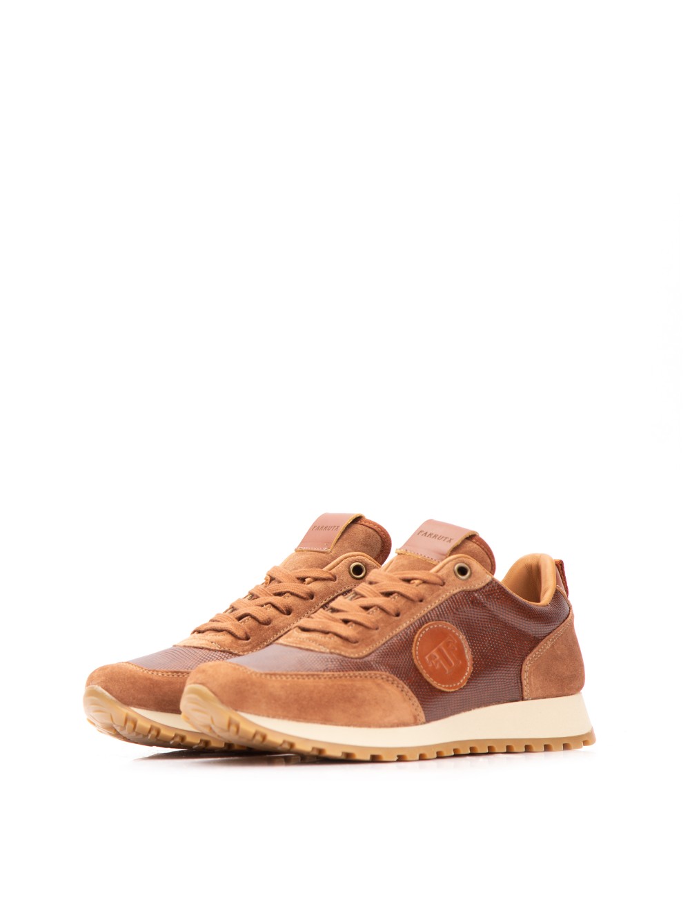 Farrutx MANDRAKE Grabado lagarto - Velour cuero Descuento