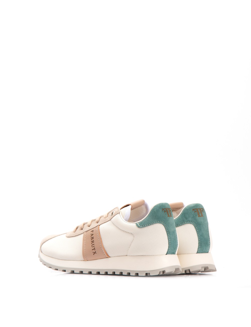 Farrutx MILLY Velour-rejilla marfil-blanco Mejor oferta
