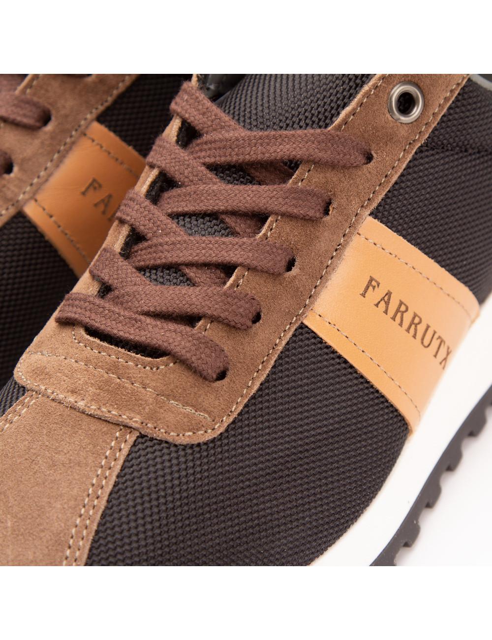 Farrutx MILLY Velour-nylon visón negro Rebajas top