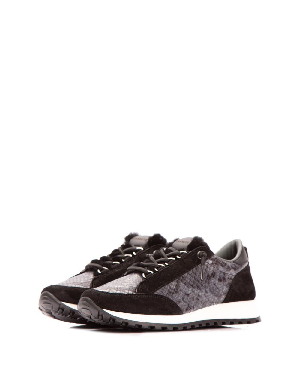 Farrutx MARNIE Velour-pitón negro-gris COMPRAR AHORA