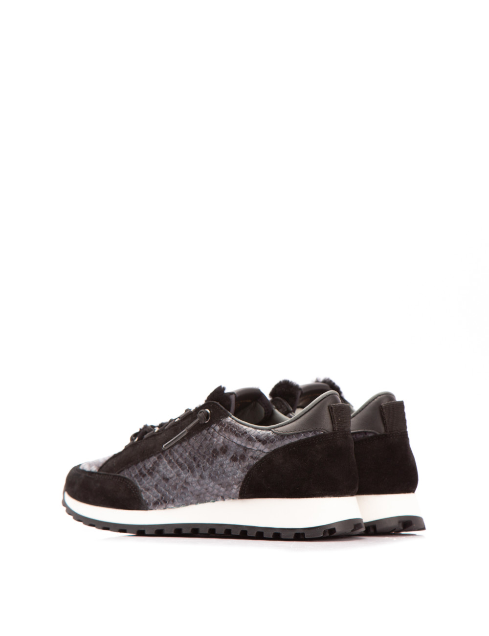 Farrutx MARNIE Velour-pitón negro-gris COMPRAR AHORA