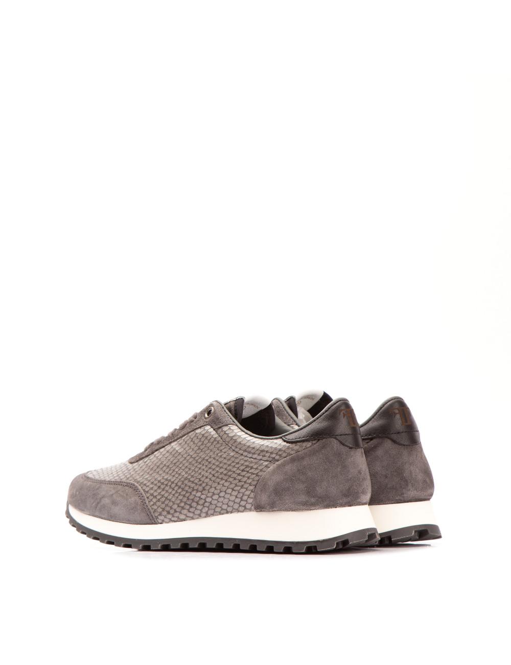 Farrutx MATCH Velour-pitón gris Envío internacional gratuito