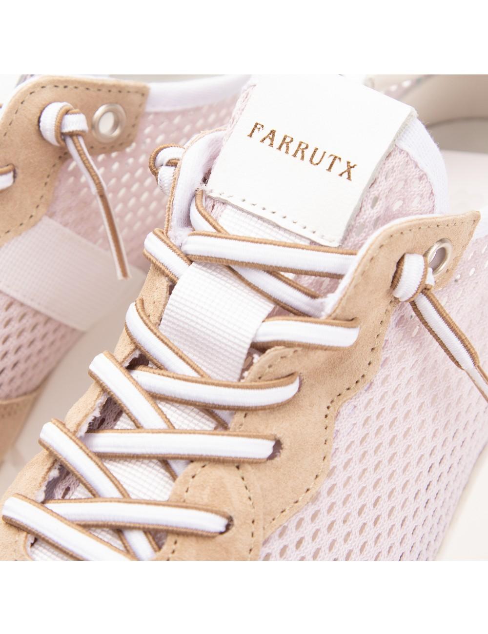 Farrutx MALENA Velour-rejilla duna hielo Ofertas especiales