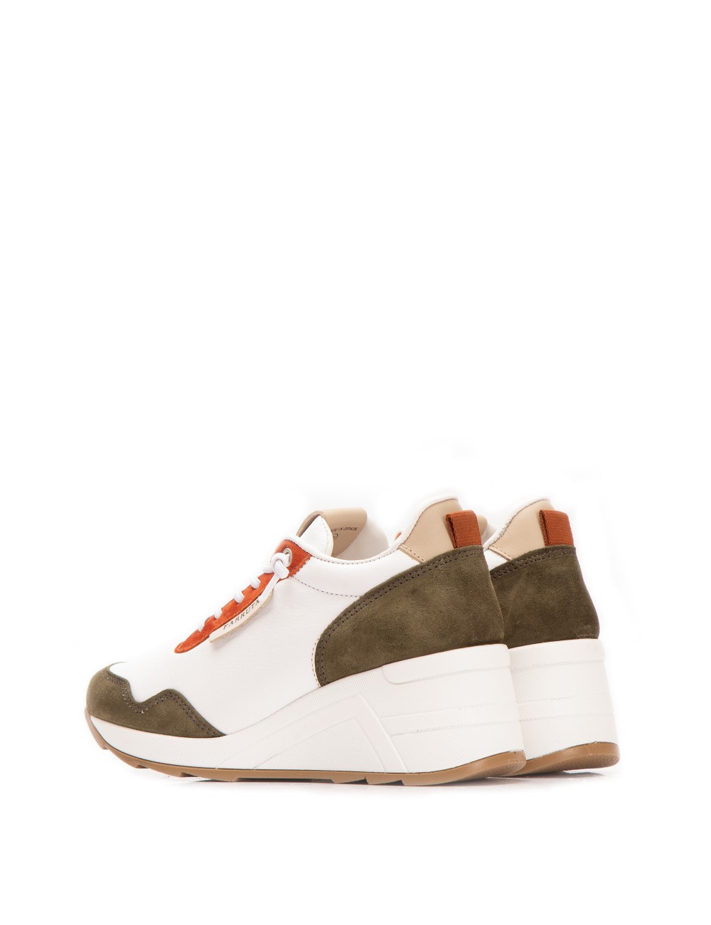 Farrutx MINDY Napa blanco - Velour militar Rebajas baratas