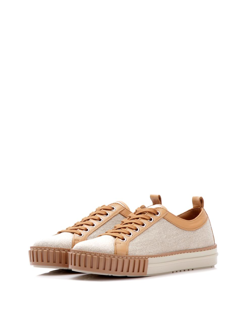 Farrutx MAYA Lino - natur camel Rebajas de fábrica