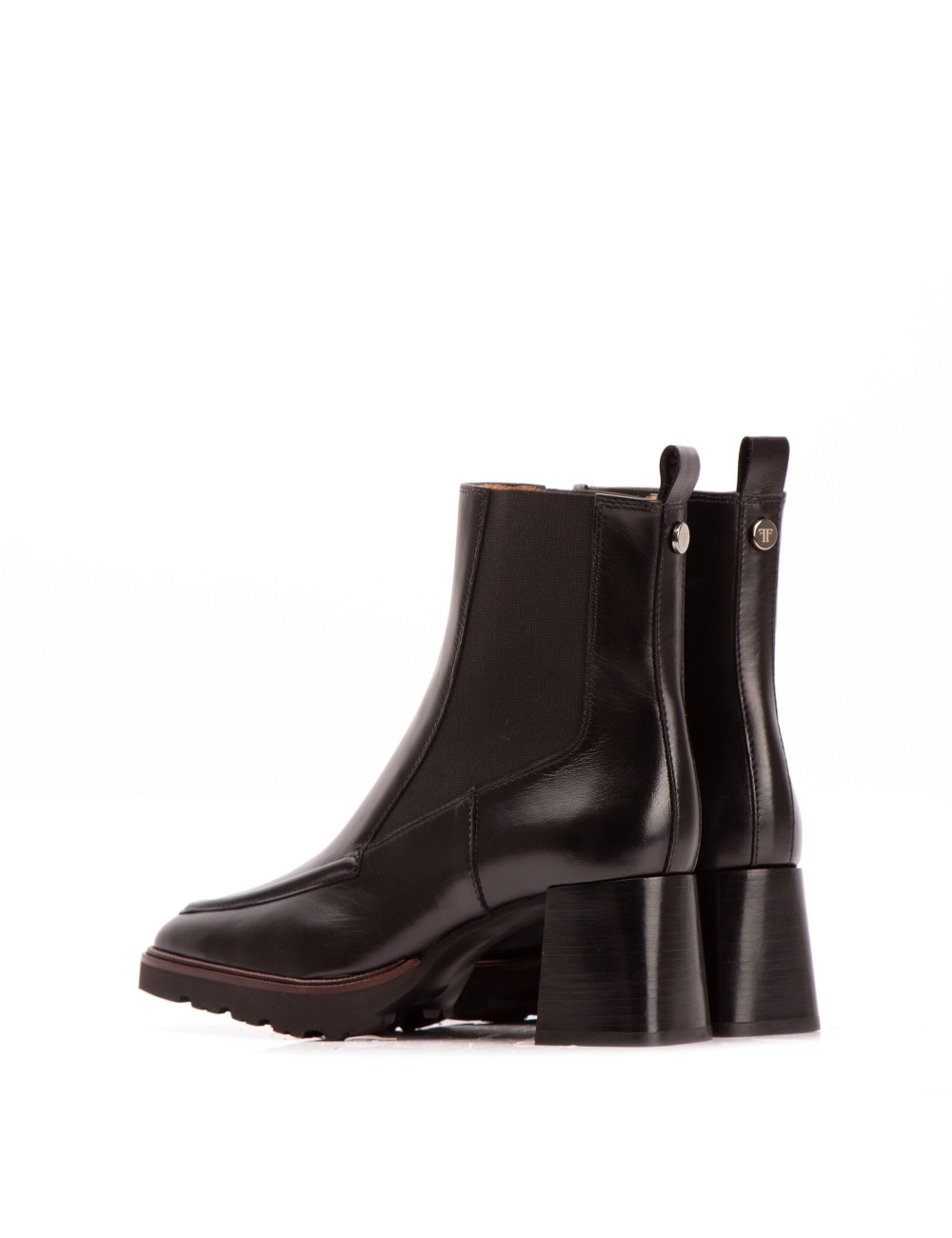 Farrutx SYLANA Calf negro Última moda