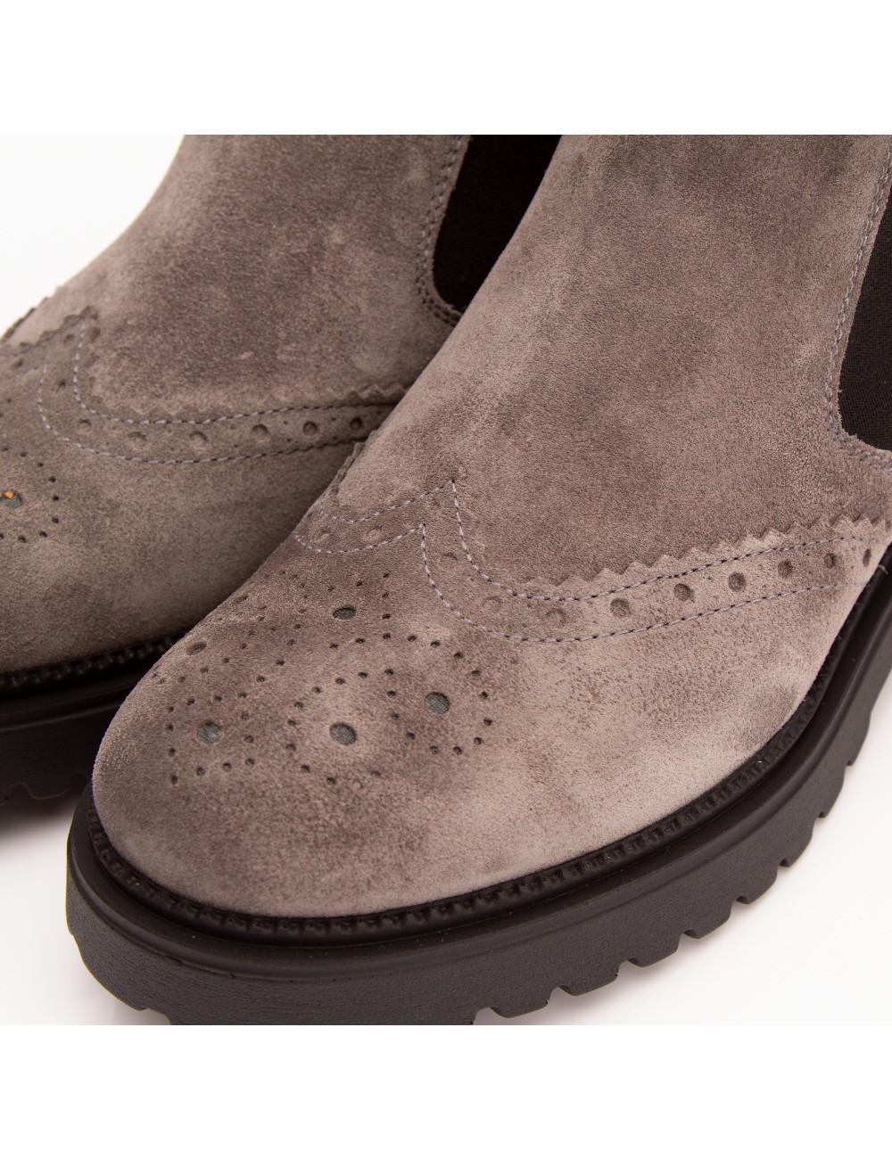 Farrutx GEMELA Velour ceniza Rebajas de fábrica