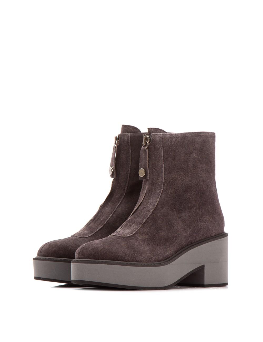 Farrutx DUARTE Velour con estampación gris Rebajas top