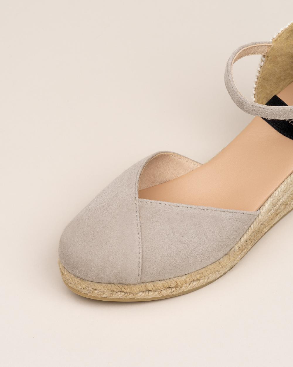Gaimo espadrilles Copita KangarooAlpargatas de cuña en piel con escote pico Oferta exclusiva
