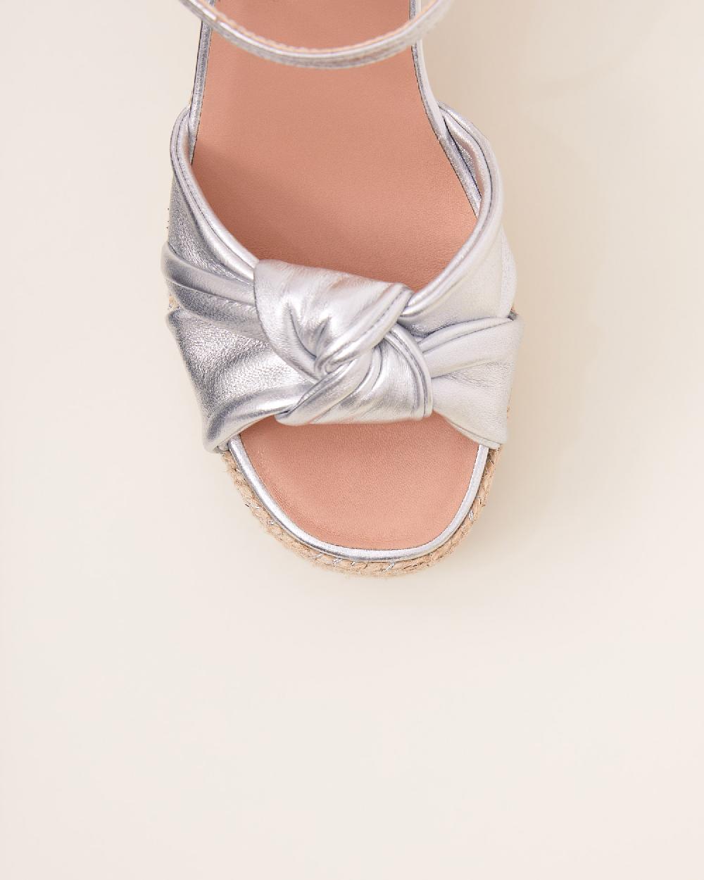 Gaimo espadrilles Coque PlataSandalias con tacón de yute en piel con tubular Ofertas especiales