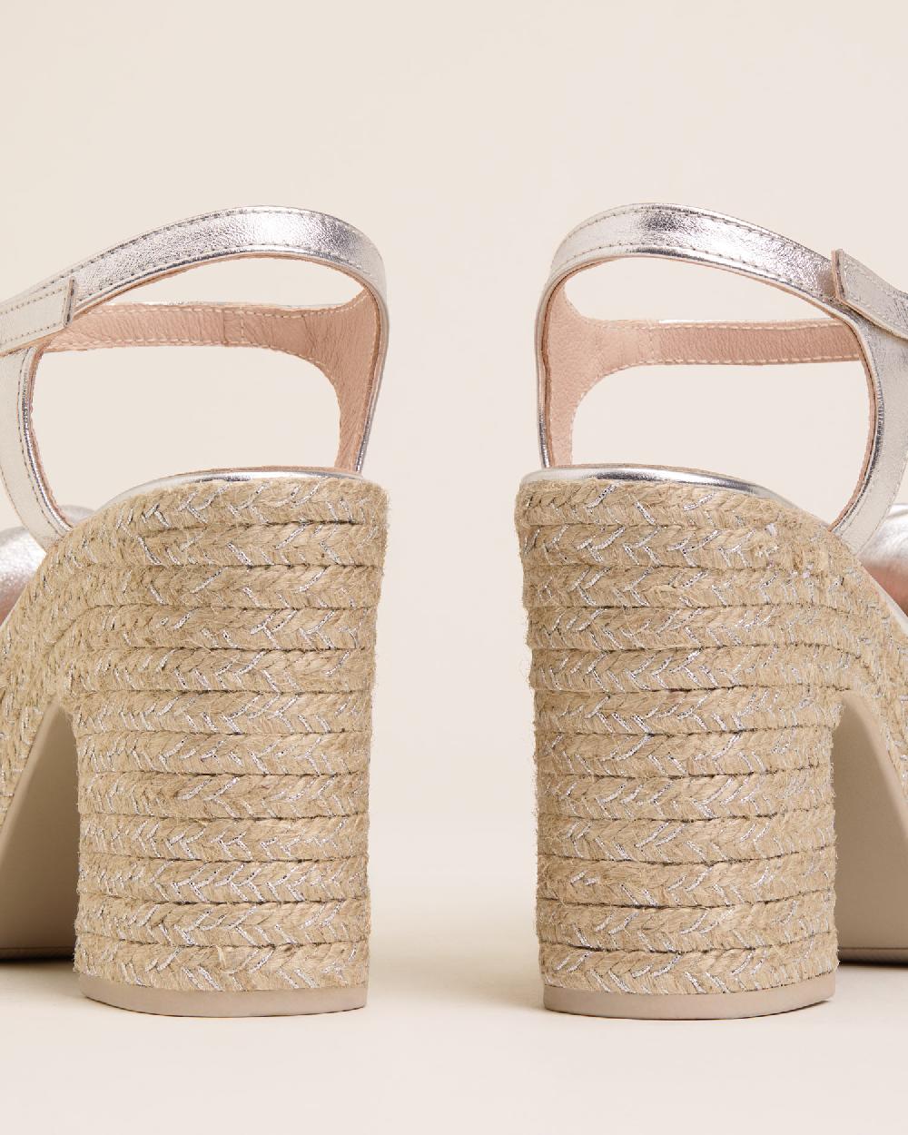 Gaimo espadrilles Coque PlataSandalias con tacón de yute en piel con tubular Ofertas especiales
