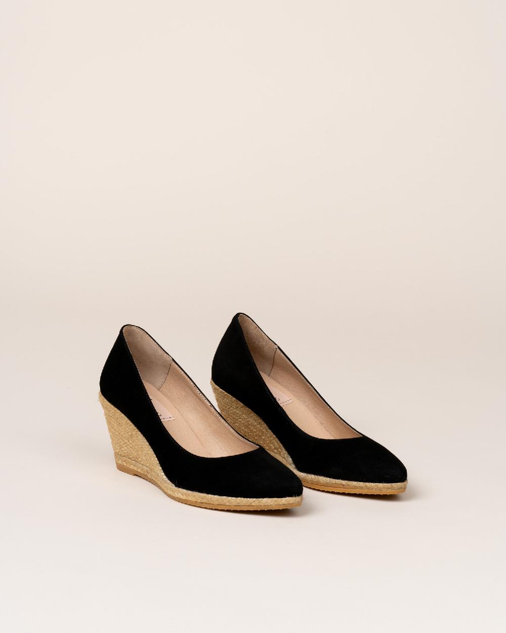 Gaimo espadrilles Teva NegroSalones de cuña de yute en piel con escote redondo Outlet