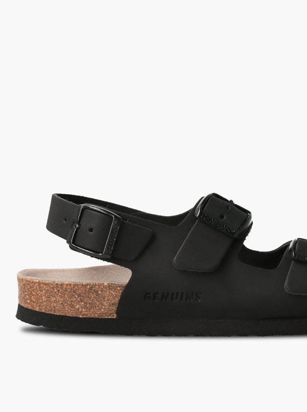 Genuins CONGO OILED LEATHER BLACK Grandes ahorros