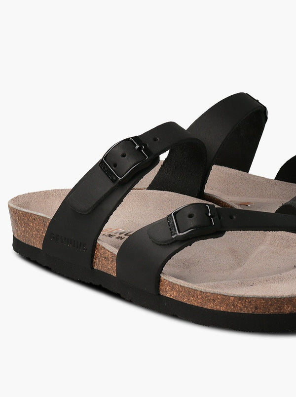 Genuins DUBLIN OILED LEATHER BLACK UNISEX Outlet online