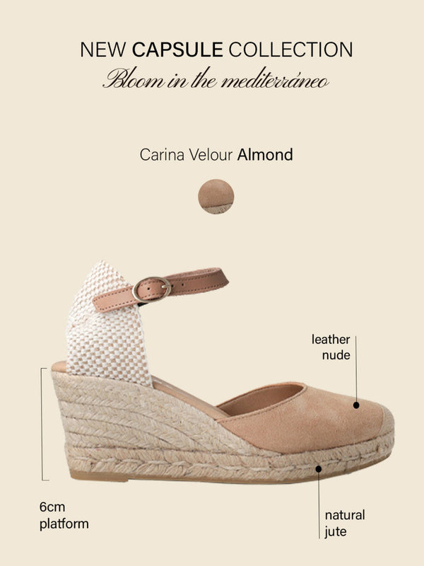 Genuins CARINA VELOUR ALMOND Rebajas de fábrica