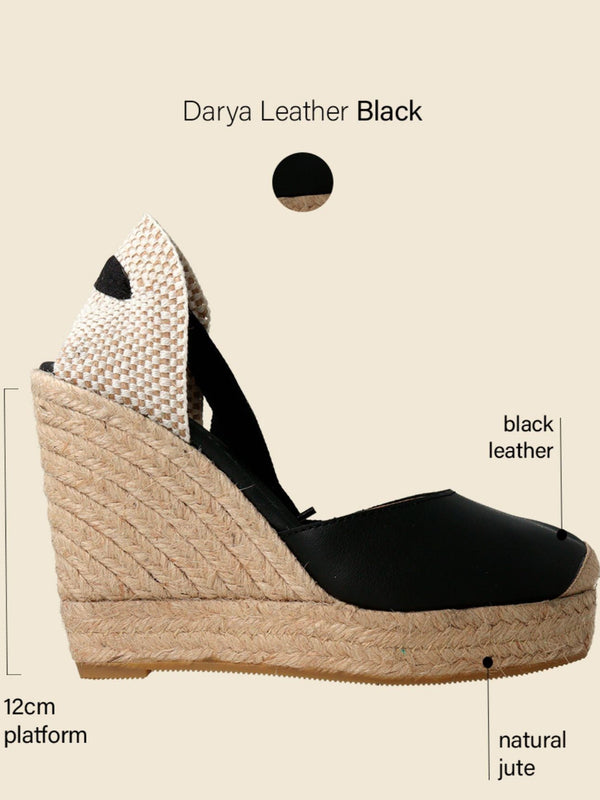 Genuins DARYA LEATHER BLACK Los más vendidos