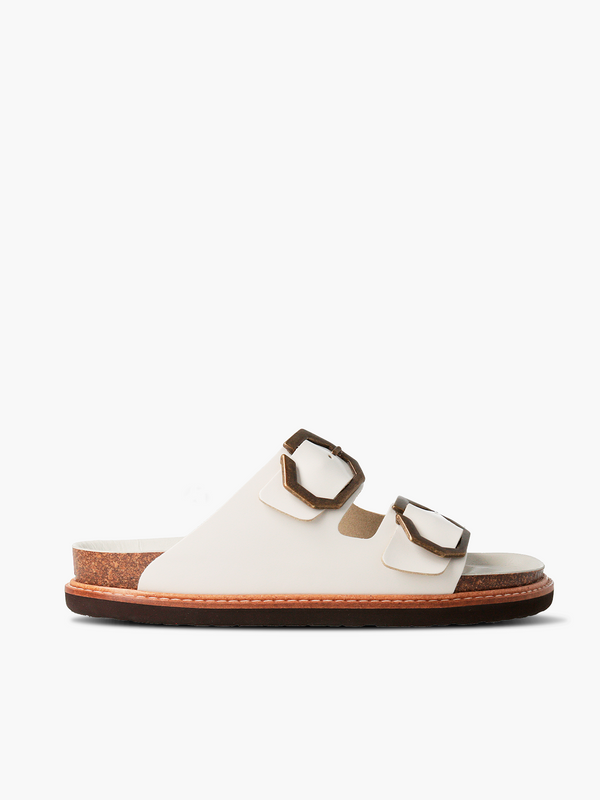 Genuins GALIA LEATHER DRESS WHITE Mejor oferta