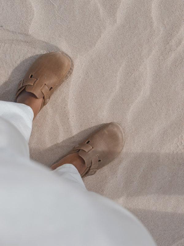 Genuins RIVA OILED LEATHER CLAY UNISEX Rebajas top