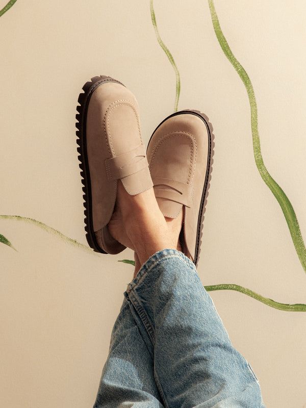 Genuins LOIS NUBUCK TAUPE UNISEX Descuento por venta flash