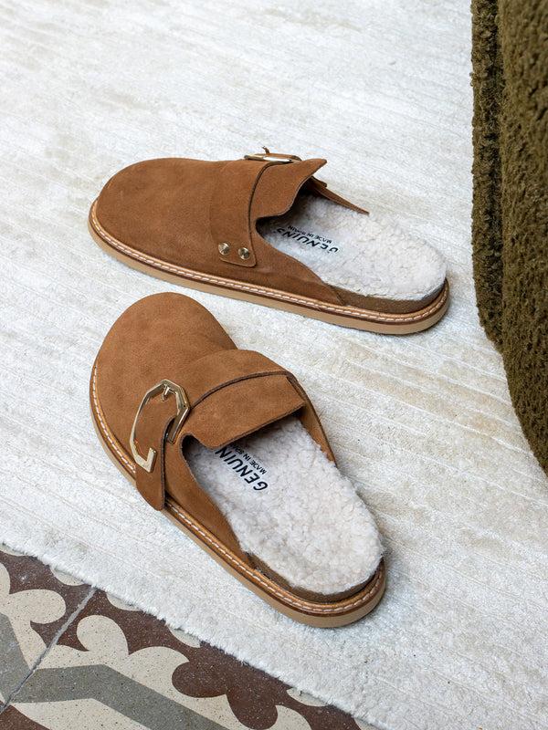 Genuins GRISEL SHEEPSKIN VELOUR CAMEL Devoluciones gratuitas