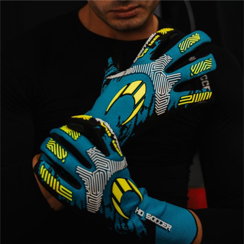 Ho soccer Guante SSG Kontrol Knit Tech Black Turquoise Rebajas