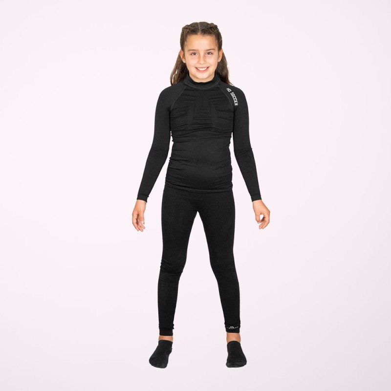 Ho soccer Camiseta Térmica de Manga Larga Niño Negra Tienda
