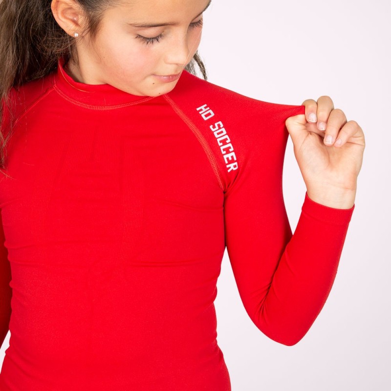 Ho soccer Camiseta Térmica Manga Larga Junior Roja Liquidación