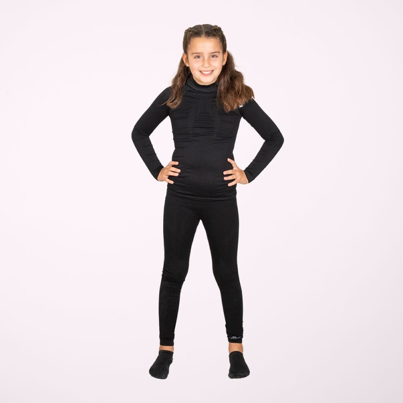 Ho soccer Malla térmica larga negra junior Última moda