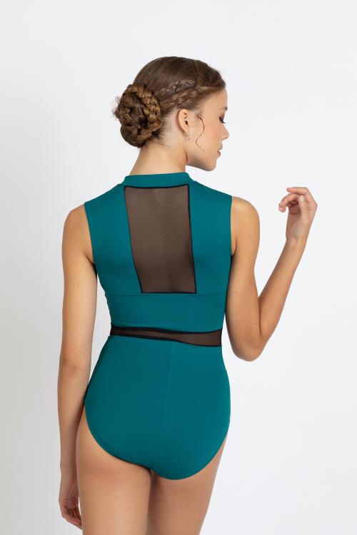 intermezzo Maillot ballet con cuello alto y cremallera sin mangas Intermezzo Precio ultrabajo
