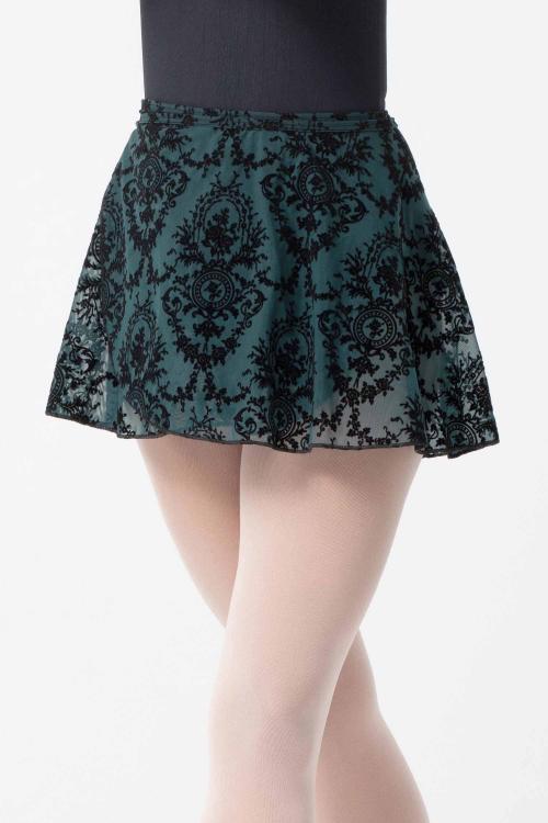 intermezzo Falda Manila cruzada tejido flocado danza y ballet de Intermezzo Venta caliente