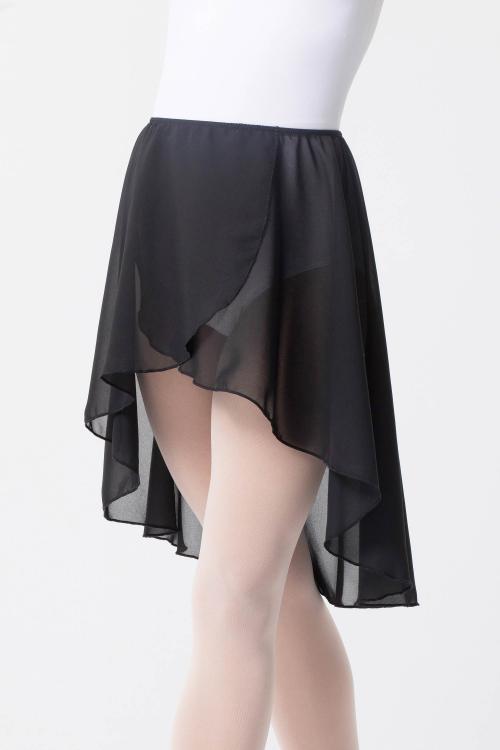 intermezzo Falda Negra larga Ballet y Danza corte asimétrico de Intermezzo En oferta