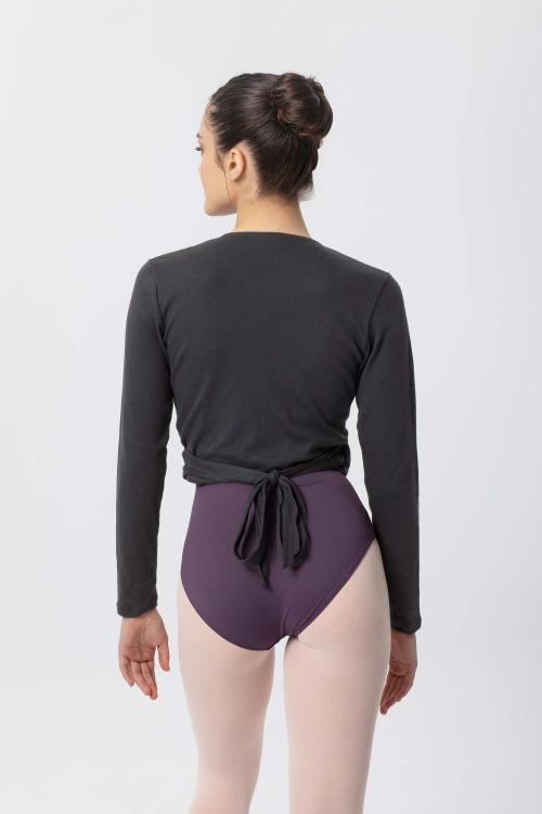 intermezzo Chaqueta Danza Ballet cruzada con tiras de Intermezzo en algodón Promoción trimestral