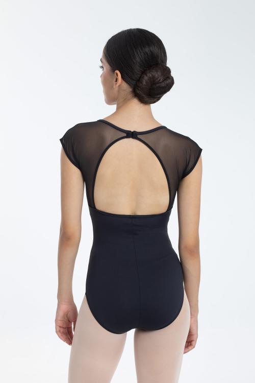 intermezzo Maillot ballet manga malla corta y espalda abierta Intermezzo Precios de Black Friday