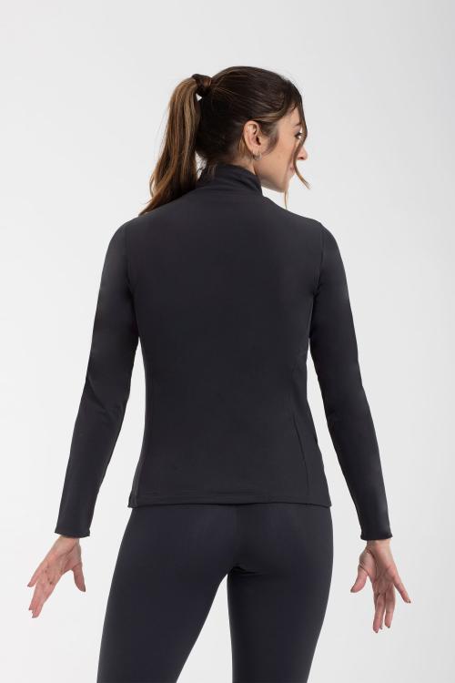 intermezzo Chaqueta Afelpada Negra Básica de Patinaje Intermezzo Precio ultrabajo