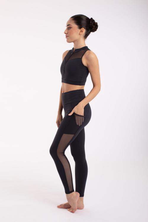 intermezzo Top Deportivo Mao con Cremallera de Intermezzo tejido elástico Supplex® Rebajas baratas