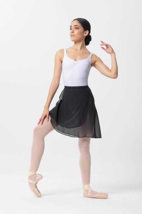 intermezzo Falda Ballet Giselle larga cruzada con cintas y tejido de gasa de Intermezzo Superdescuento