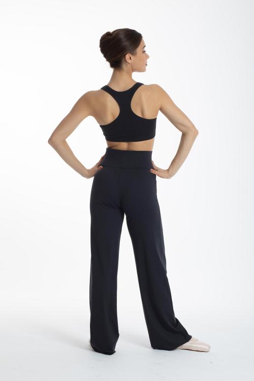 intermezzo Pantalón wide leg de cintura alta con tejido elástico Supplex® de Intermezzo Mejor oferta