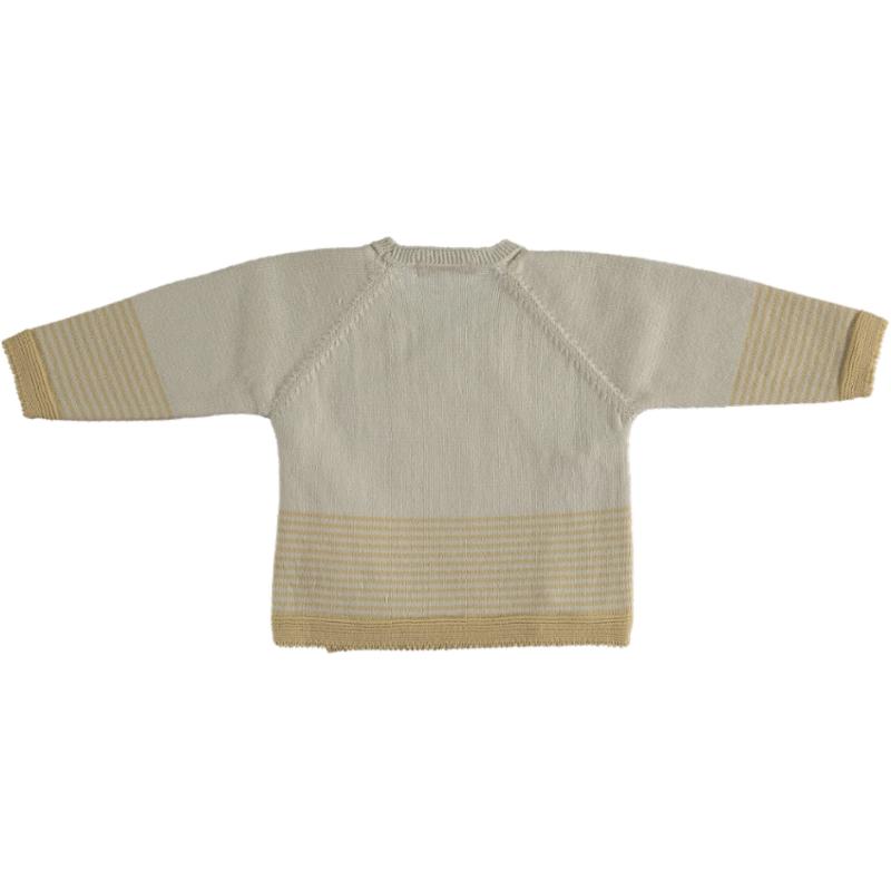 lmdi collection Jersey cruzado Hans de rayas color Cream-Blondy Li&me En oferta