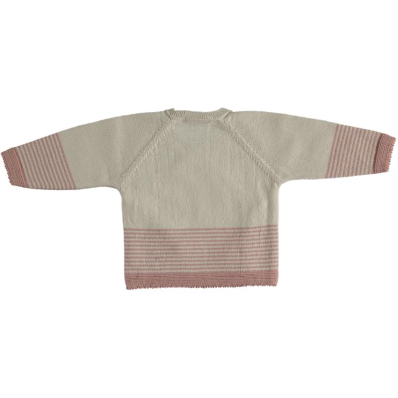 lmdi collection Jersey cruzado Hans de rayas color Cream-Rose Li&me Rebajas baratas
