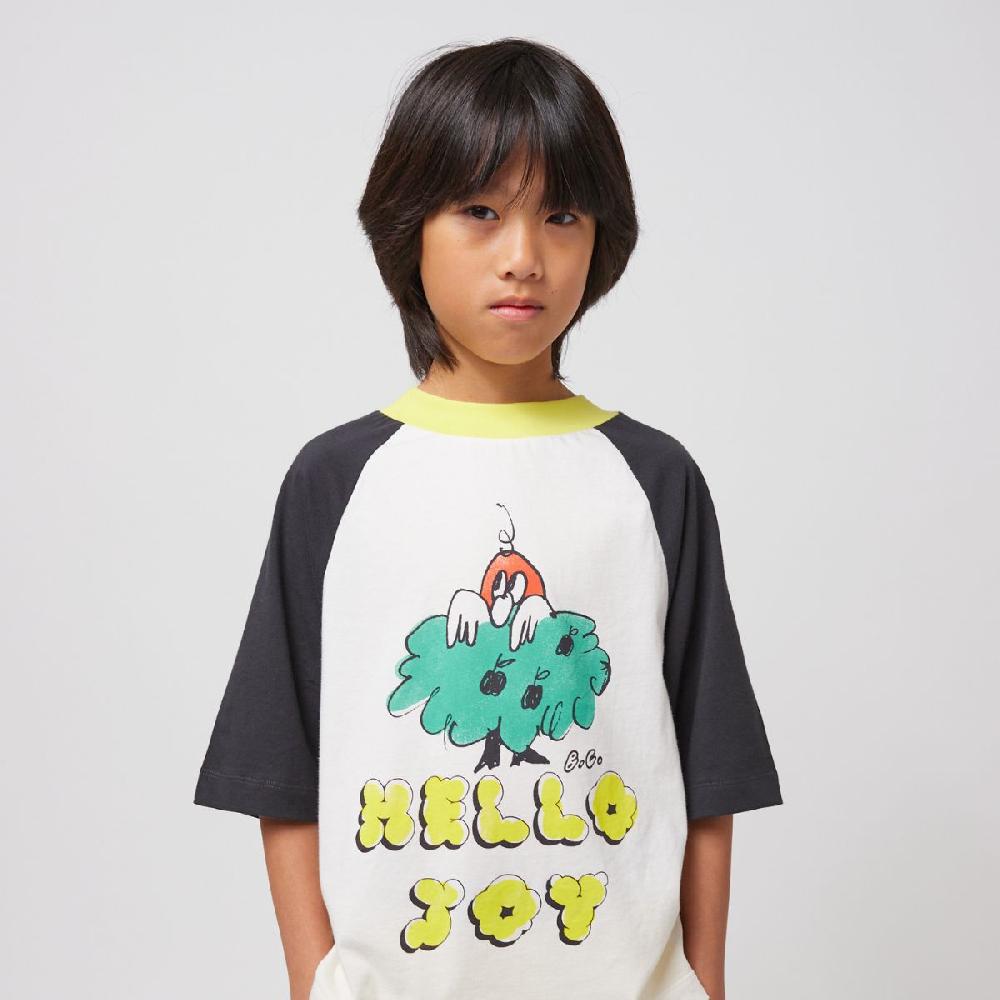 lmdi collection Camiseta mangas raglán Hello Joy Bobo Choses Tienda