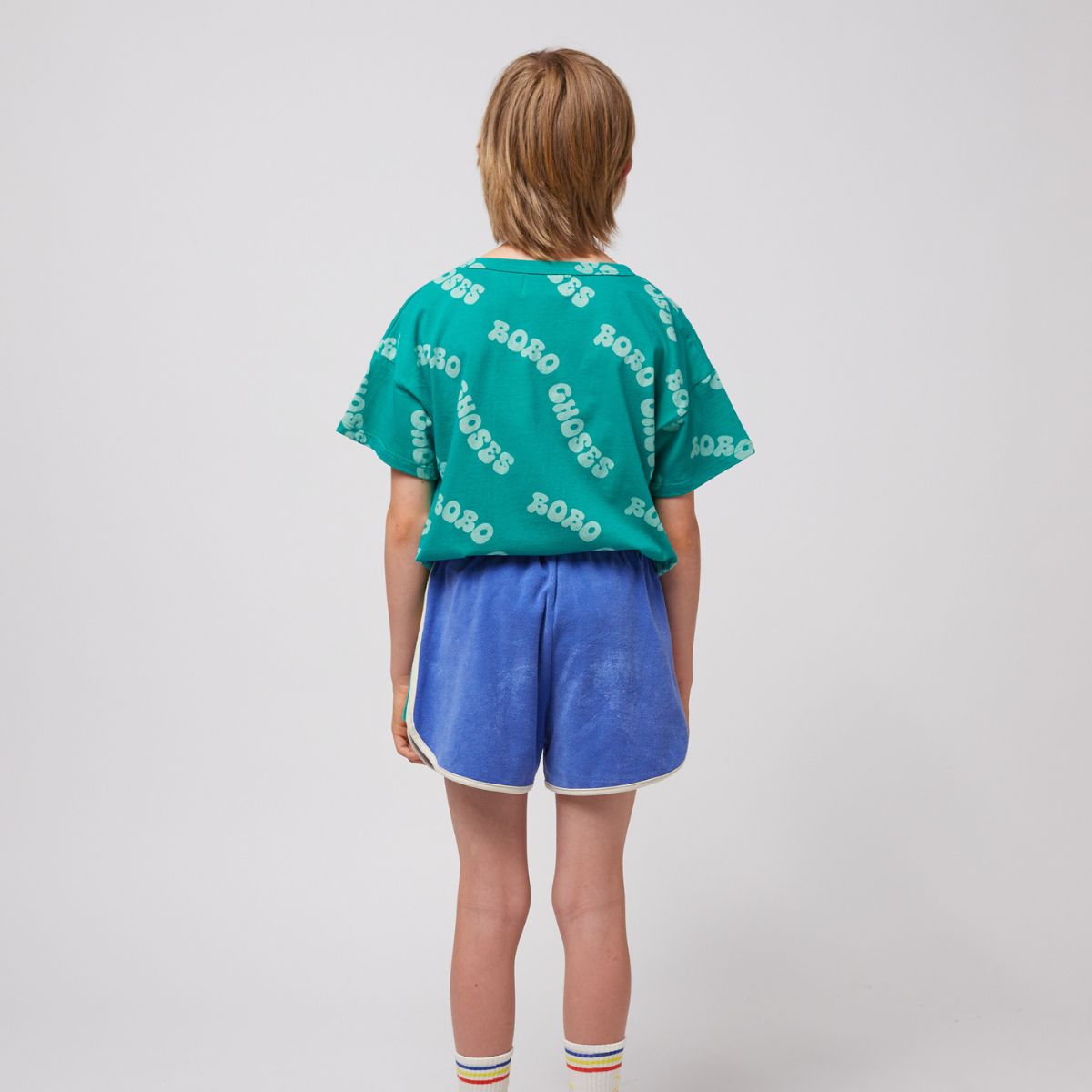 lmdi collection Pantalón corto de rizo Smiling Color Block Bobo Choses Mejor oferta