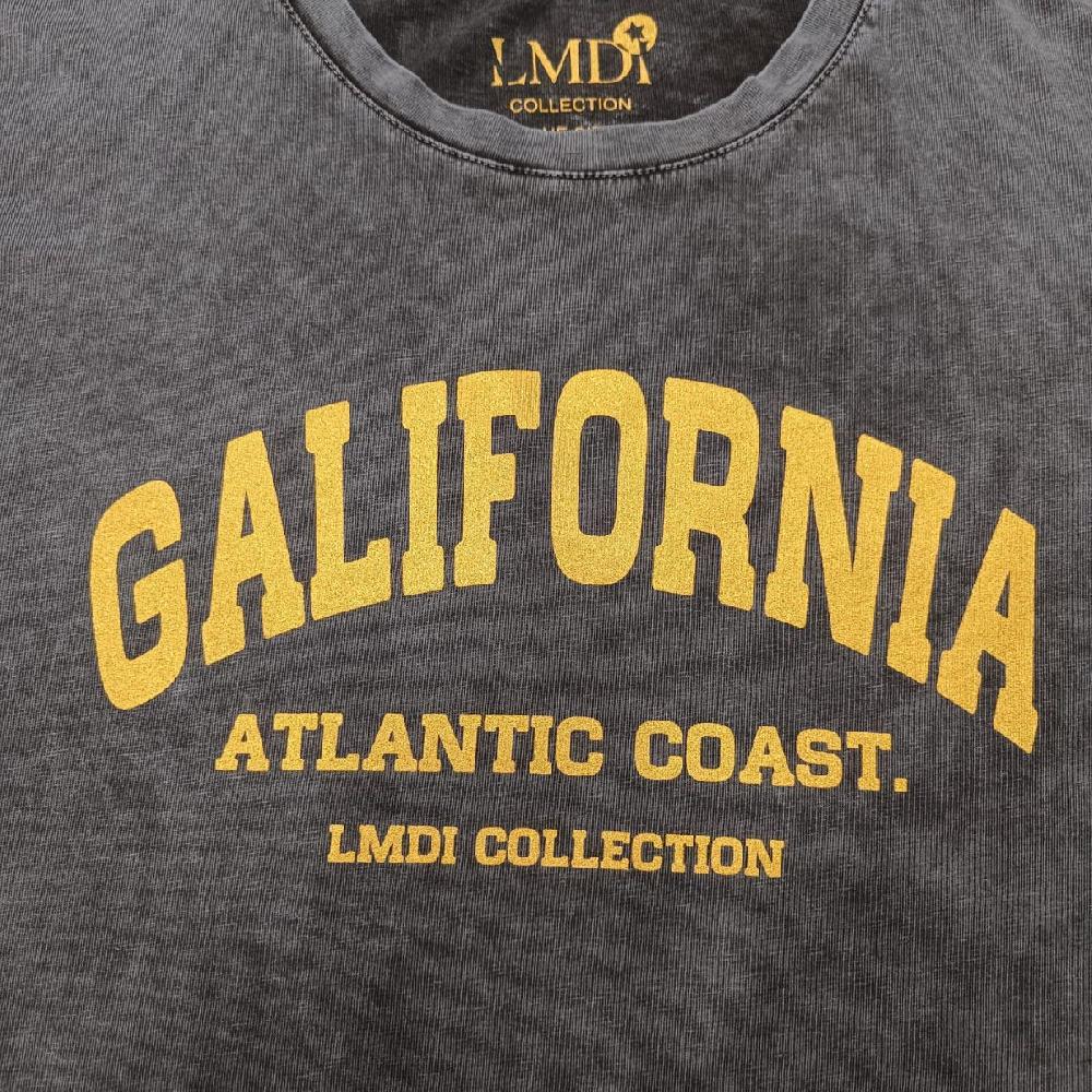 lmdi collection Camiseta “Galifornia Atlantic Coast” LMDI Collection Dorada Último día